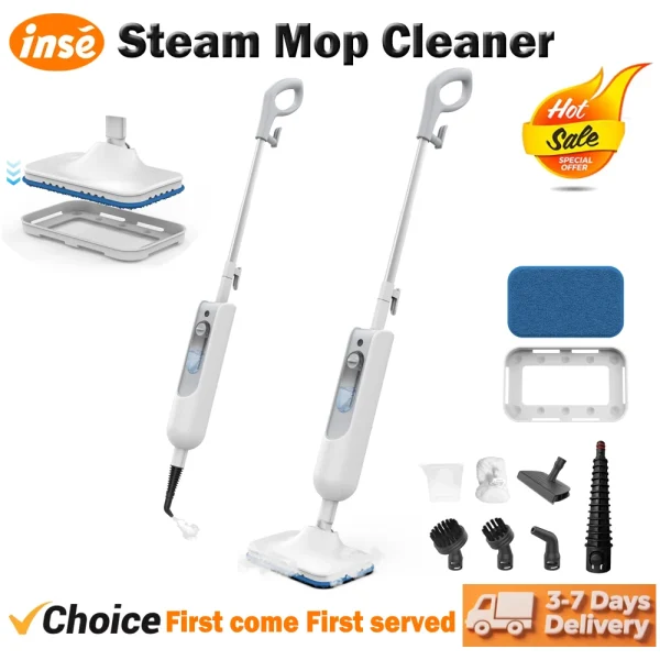 INSE Powerful Steam Mop High Temperature